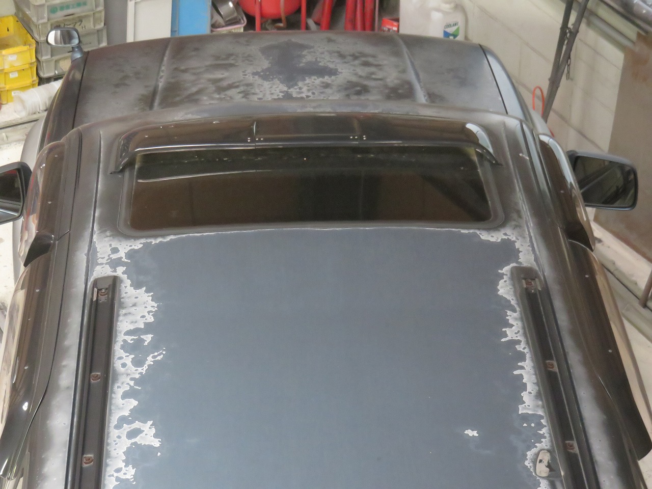 ハイラックスサーフ 塗装劣化 再塗装 丁寧修理 鈑金塗装 ティークラフト